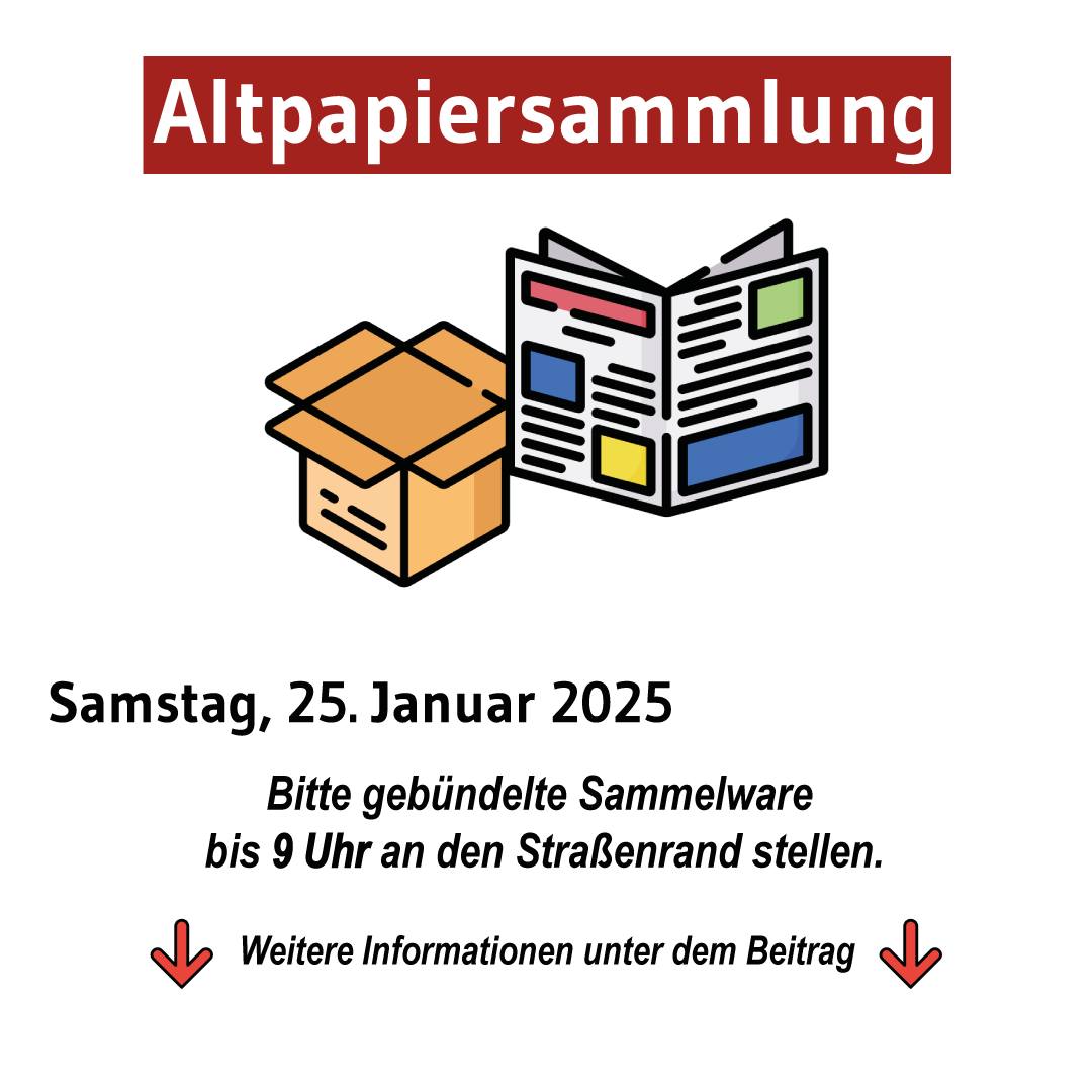 ‼️Altpapiersammlung
