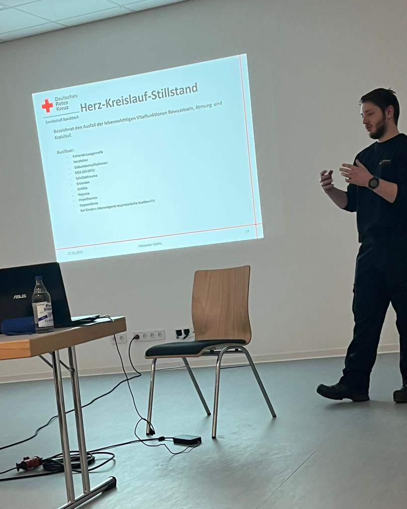 📢 Erste Übung im neuen Schulungsraum!
