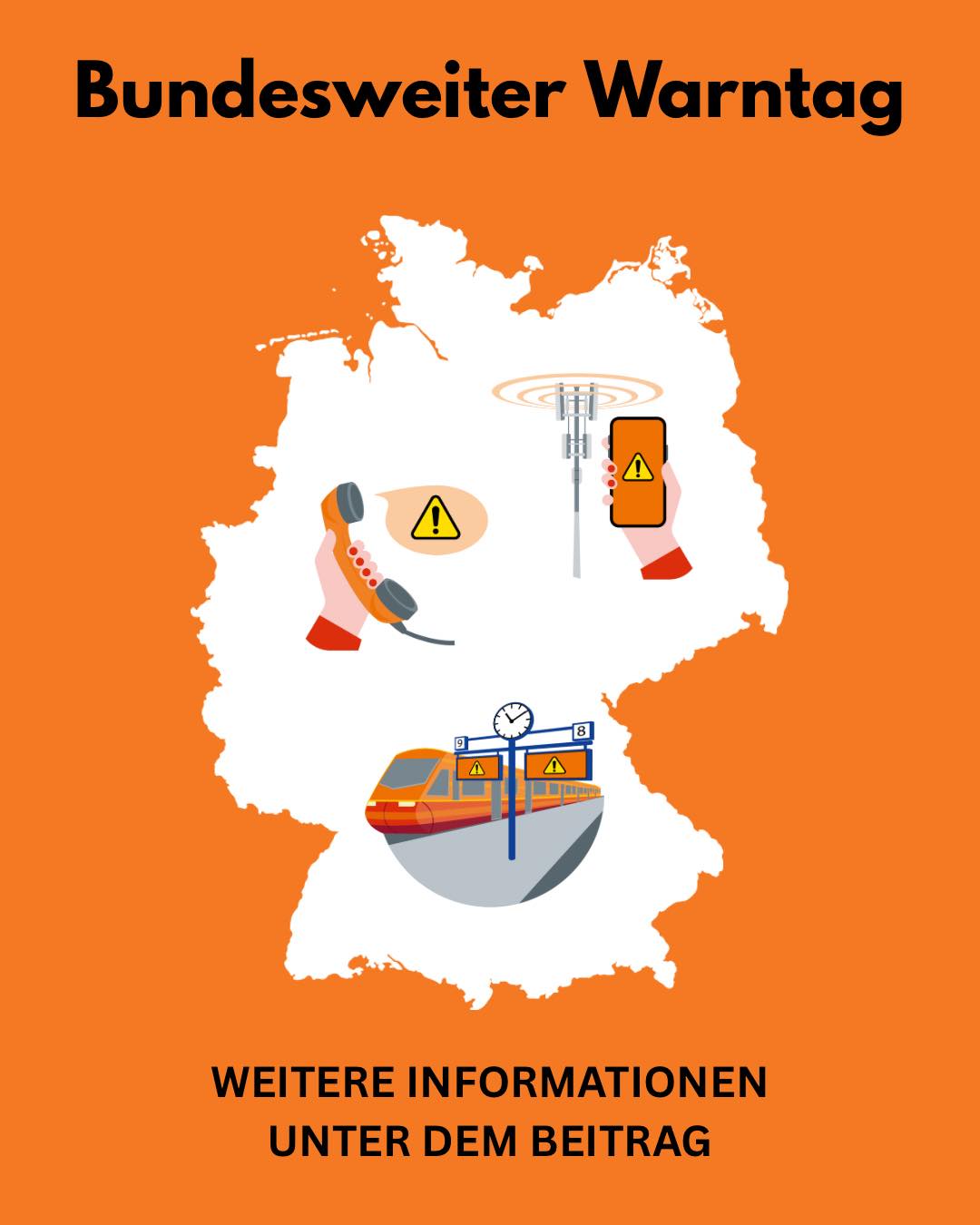 🚨 Bundesweiter Warntag am 11.09.2025 ab ca. 11 Uhr 🚨