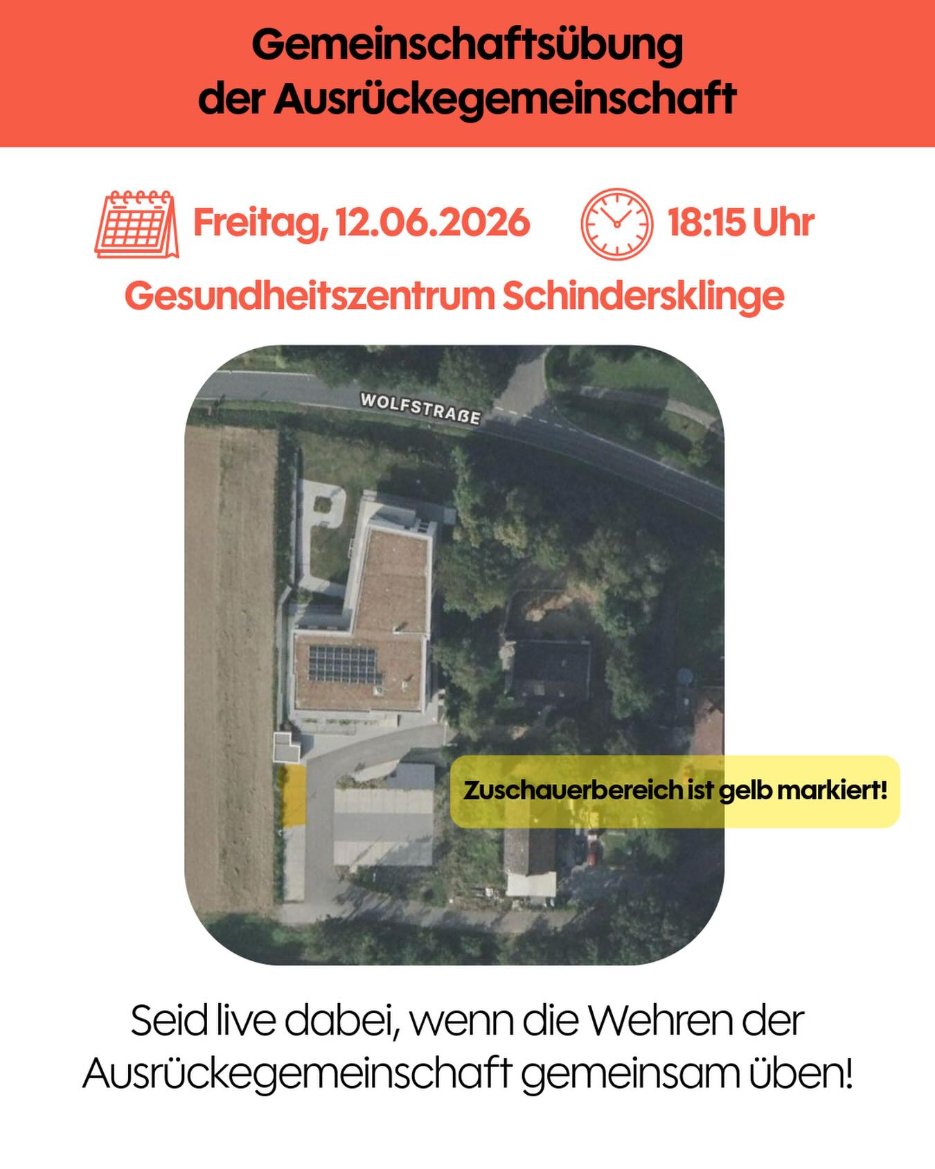 🚒 Gemeinschaftsübung der Ausrückegemeinschaft